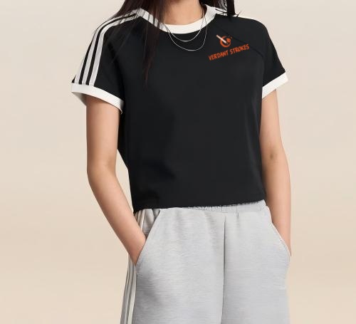 Verdant Strokes-Women Tshirt With Strips for Holiday