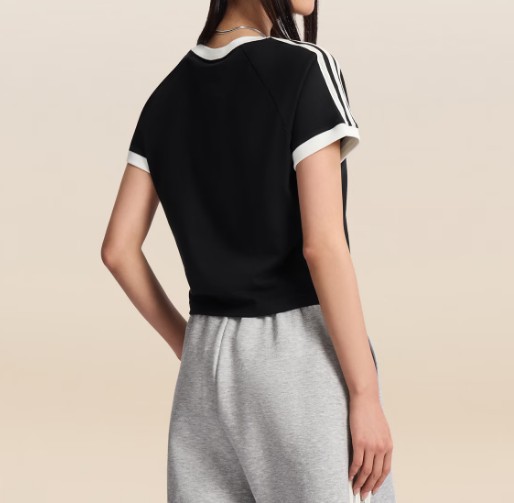 Verdant Strokes-Women Tshirt With Strips for Holiday - Image 3